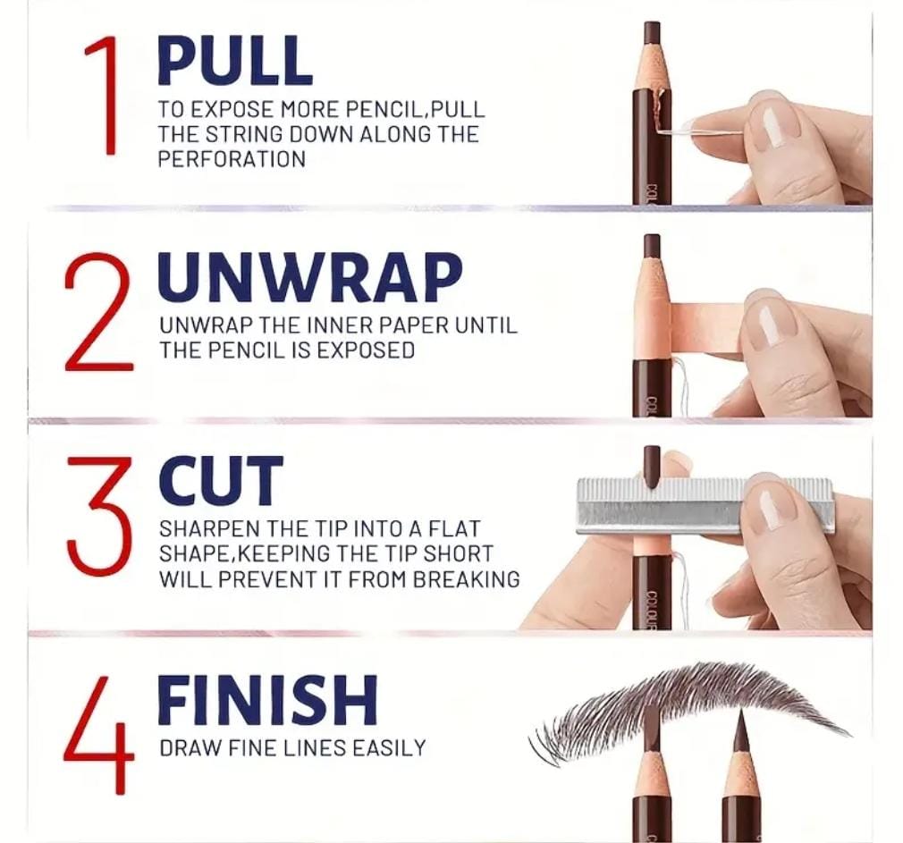 Eyebrow Mapping Pencil (Black) - Silk Seduction By J
