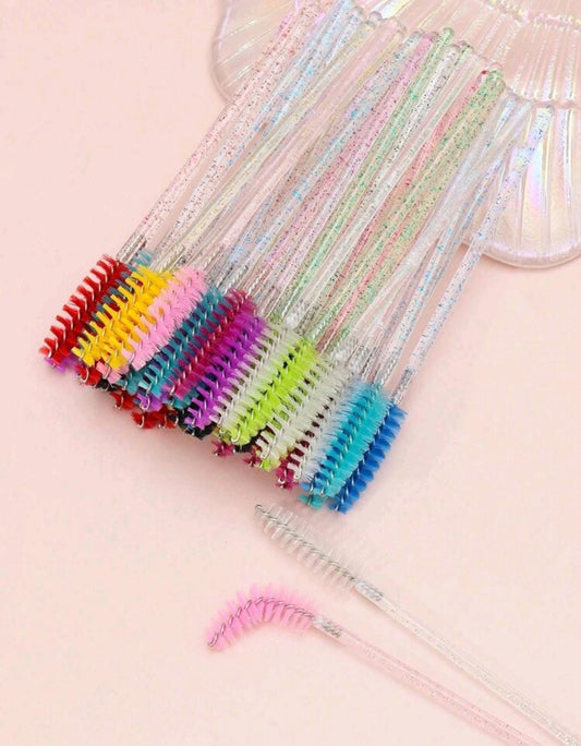 Crystal Lash Brush Wands - 12 Colors